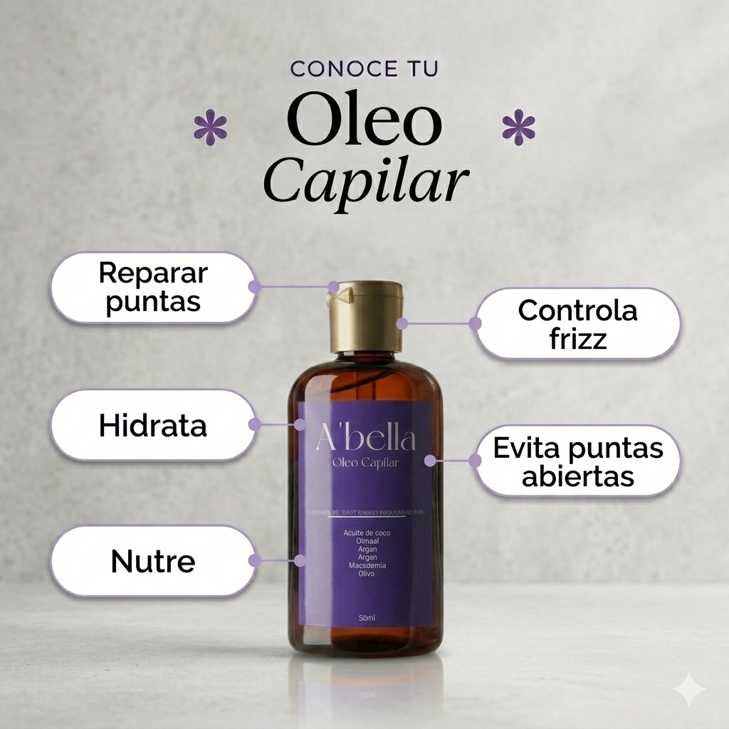 Dúo Capilar A'bella: Sérum de Crecimiento + Óleo Reparador Intensivo