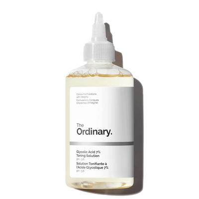 The Ordinary Solución Tónica de Ácido Glicólico 7% para Piel Radiante